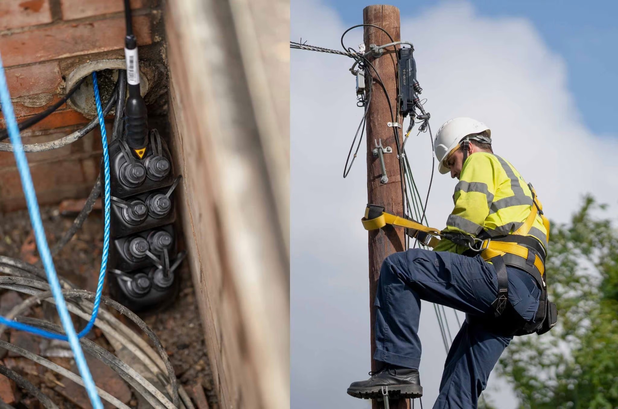 Welke materialen en apparatuur worden gebruikt in het FTTH -netwerk?