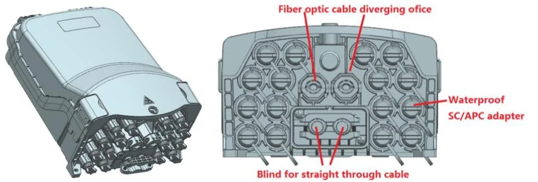 Pre-connectorized Fiber Optic Cable Distribution Box GFS-16SX