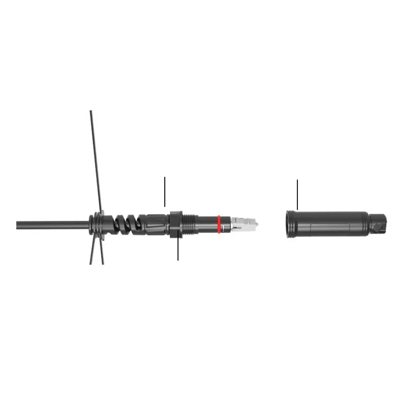 Drie-in-één pre-termineerde buitenconnector